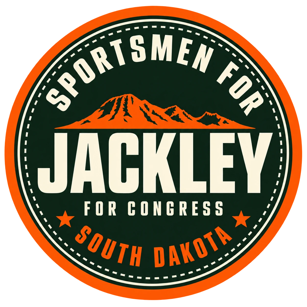 Sportsmen for Jackley field patch